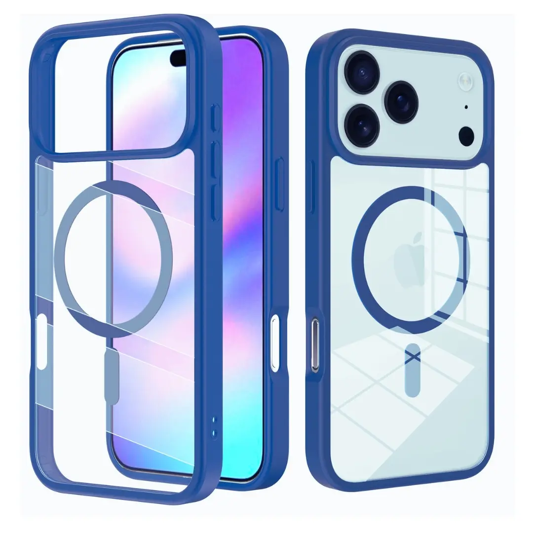 iPhone 17 Pro Magsafe Clear Eco Twotone Case Blue